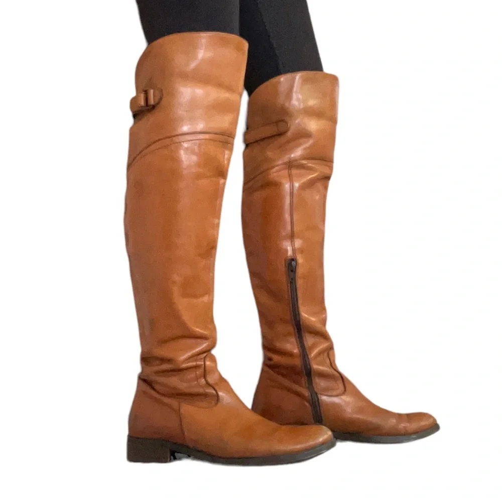 Donna Piu Handcrafted Italian Leather Camel Boots